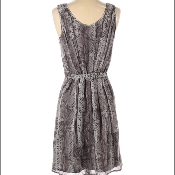 Broadway & Broome Snake Print Silk Dress - Picture 2 of 8